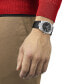 Men's Swiss Automatic PRX Powermatic 80 Black Leather Strap Watch 40mm