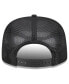 Фото #2 товара Men's Black California Angels Cooperstown Collection Street Team A-Frame Trucker 9FIFTY Snapback Hat