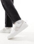 Фото #2 товара Levi's Swift leather trainer in white with cream suede backtab