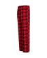 ფოტო #3 პროდუქტის Women's Red, Black Chicago Bulls Arctic T-shirt and Flannel Pants Sleep Set