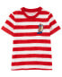 Фото #2 товара Toddler Striped Hot Dog Graphic Tee 2T