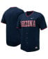 Фото #1 товара Men's Navy Arizona Wildcats Replica Full-Button Baseball Jersey