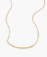 Фото #4 товара 14K Gold-Plated Rope Textured Liv Necklace