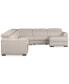 Фото #20 товара Nevio 157" 6-Pc. Fabric Sectional Sofa with Chaise, Created for Macy's