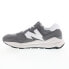 Фото #10 товара New Balance 574 M5740VPB Mens Gray Suede Lace Up Lifestyle Sneakers Shoes