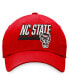 Фото #3 товара Men's Red NC State Wolfpack Slice Adjustable Hat