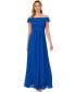 ფოტო #1 პროდუქტის Off-The-Shoulder Chiffon Gown