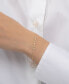 ფოტო #2 პროდუქტის Diamond Mini Disc Link Bracelet (1/10 ct. t.w.) in 14k Gold