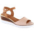 Фото #1 товара Potocki W WOL243 leather wedge sandals, pink