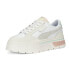 Фото #2 товара Puma Mayze Stack Luxe Platform Womens Off White, White Sneakers Casual Shoes 38