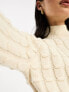 Фото #5 товара Vero Moda bobble ballon sleeve jumper in cream