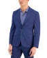 Фото #1 товара Men's Modern-Fit Micro-Grid Superflex Suit Jacket