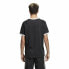 Men’s Short Sleeve T-Shirt Adidas 3 stripes Black