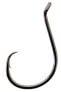 Gamakatsu Octopus Hook, Barbed, Needle Point Non-Offset, Ringed Eye, NS Black,