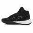 Puma Playmaker Pro Mid Splatter Basketball Mens Black Sneakers Athletic Shoes 3