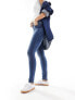 Фото #3 товара Vero Moda Tanya mid rise skinny jeans in medium blue wash