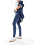 Фото #5 товара Vero Moda Tanya mid rise skinny jeans in medium blue wash