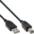 Фото #1 товара InLine USB 2.0 Cable Type A male / B male black 0.3m