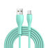 Фото #1 товара Кабель Joyroom S-2030M8 USB-A - microUSB 3A с индикатором зарядки 2 м зеленый