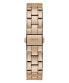 Фото #5 товара Наручные часы женские Guess TRI PLAQUE розовое золото 34 мм GW0675L3