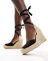 Pull&Bear espadrille wedge in natural Бежевый, EU 40 - EU40 - фото #1