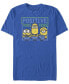 Фото #1 товара Men's Minions Positive Vibes Tribe Short Sleeve T-shirt