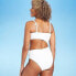 Фото #3 товара Women's Ribbed Cut Out One Piece Swimsuit - Shade & Shore White M