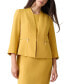 ფოტო #2 პროდუქტის Petite Open-Front 3/4-Sleeve Blazer