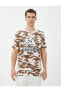 Фото #3 товара Футболка Koton Camo Bike Collar Short Sleeve