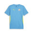 Фото #1 товара Puma Mcfc Training Crew Neck Short Sleeve Soccer Jersey Mens Blue 77752111