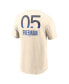 Men's Freddie Freeman Cream Los Angeles Dodgers 2024 City Connect Fuse Name Number T-Shirt