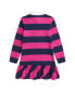 ფოტო #2 პროდუქტის Toddler and Little Girls Striped Cotton Jersey Rugby Dress