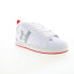 Фото #3 товара DC Court Graffik SQ ADYS100442-WYR Mens White Skate Inspired Sneakers Shoes