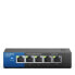 Switch Linksys LGS105 Black/Blue