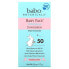 Фото #1 товара Baby Face, Mineral Sunscreen Stick, SPF 50, Fragrance Free, 0.6 oz (17 g)