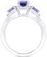 Фото #3 товара Tanzanite (1-1/3 ct. t.w.) & Diamond Ring (1/3 ct. t.w.) in 14k White Gold