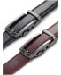 ფოტო #2 პროდუქტის Men's Robust Metal Leather 2 Pack Ratchet Belt