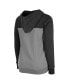 ფოტო #2 პროდუქტის Women's Black Las Vegas Raiders Color-Block Full-Zip Hoodie