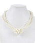 ფოტო #2 პროდუქტის Imitation Pearl Knotted Multi-Row Strand Necklace, 19" + 2" extender, Created for Macy's