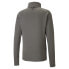 Puma Run Cloudspun Turtle Neck Long Sleeve Athletic T-Shirt Mens Grey Casual Top