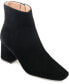 Фото #1 товара Women's Hazara Wide Width Velvet Block Heel Dress Booties