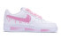 【定制球鞋】 Nike Air Force 1 Low LE 空军一号 水滴 手绘喷绘 低帮 板鞋 GS 白色 / Кроссовки Nike Air Force DH2920-111