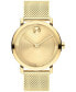 ფოტო #1 პროდუქტის Men's Bold Evolution 2.0 Swiss Quartz Ionic Plated Light Gold-Tone 2 Steel Watch 40mm