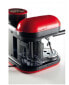 Ariete 1318 - Espresso machine - 0.8 L - Coffee beans - Ground coffee - Built-in grinder - 1080 W - Red