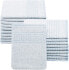 Фото #1 товара ZOLLNER Set of 20 Wash Mitts 16 x 22 cm Cotton Mix 340 g/m² Blue