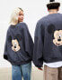 Фото #3 товара ASOS DESIGN Disney unisex extreme oversized sweatshirt with Mickey Mouse print in charcoal