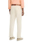 Men's Tailored-Fit Pleated Linen Blend Pants