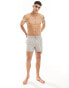 ASOS DESIGN swim shorts in short length in grey