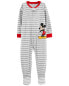 Baby 1-Piece Mickey Mouse Fleece Footie Pajamas 12M