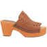 Фото #1 товара Dingo Dreamweaver Woven Clog Womens Brown Casual Sandals DI349-TAN